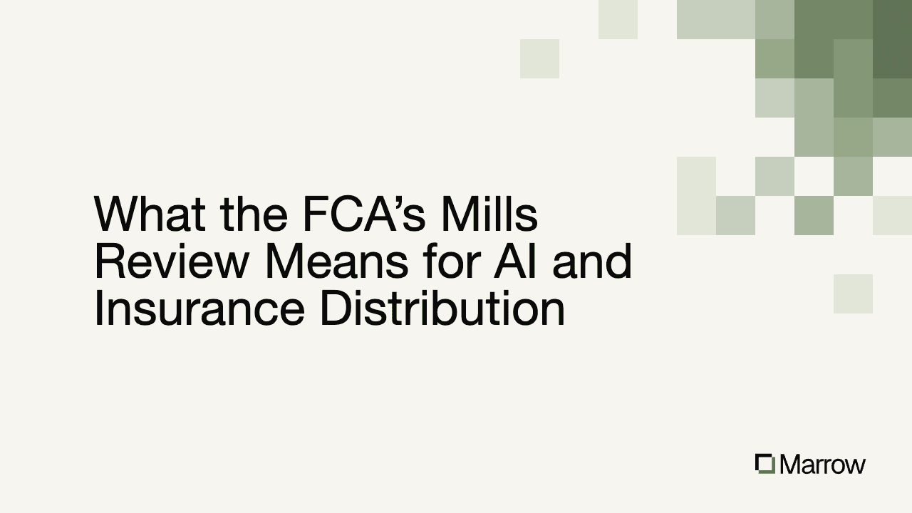 What the FCA's Mills Review Means for AI and Insurance Distribution