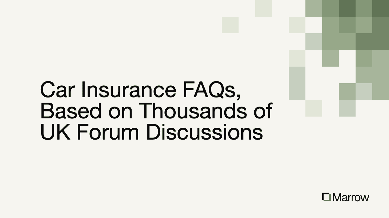 Car Insurance FAQs, Based on Thousands of UK Forum Discussions